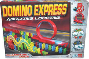 Goliath Domino Express Amazing Looping Dominoes Champion Race with Slalom Tower