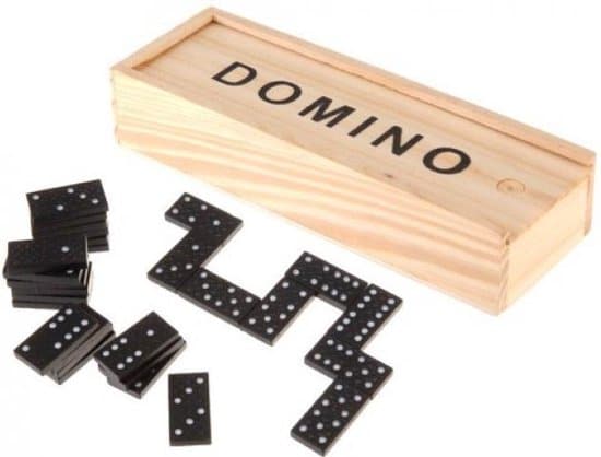 Engelhart Domino 28 pierres en boîte en bois