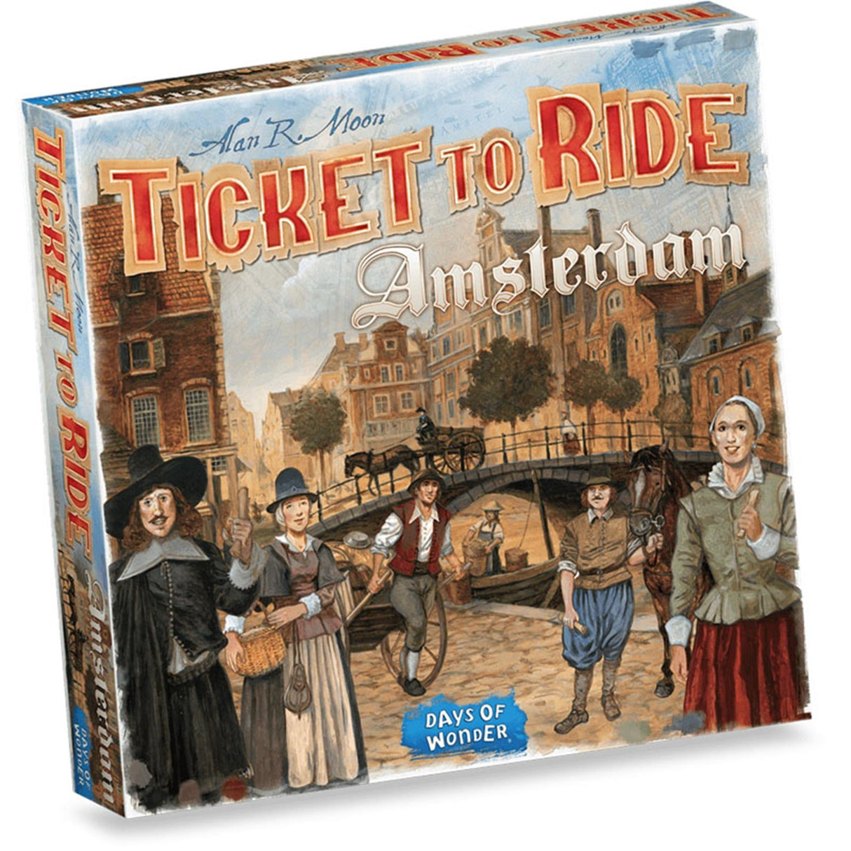 Asmodee -Ticket, um Amsterdam zu fahren