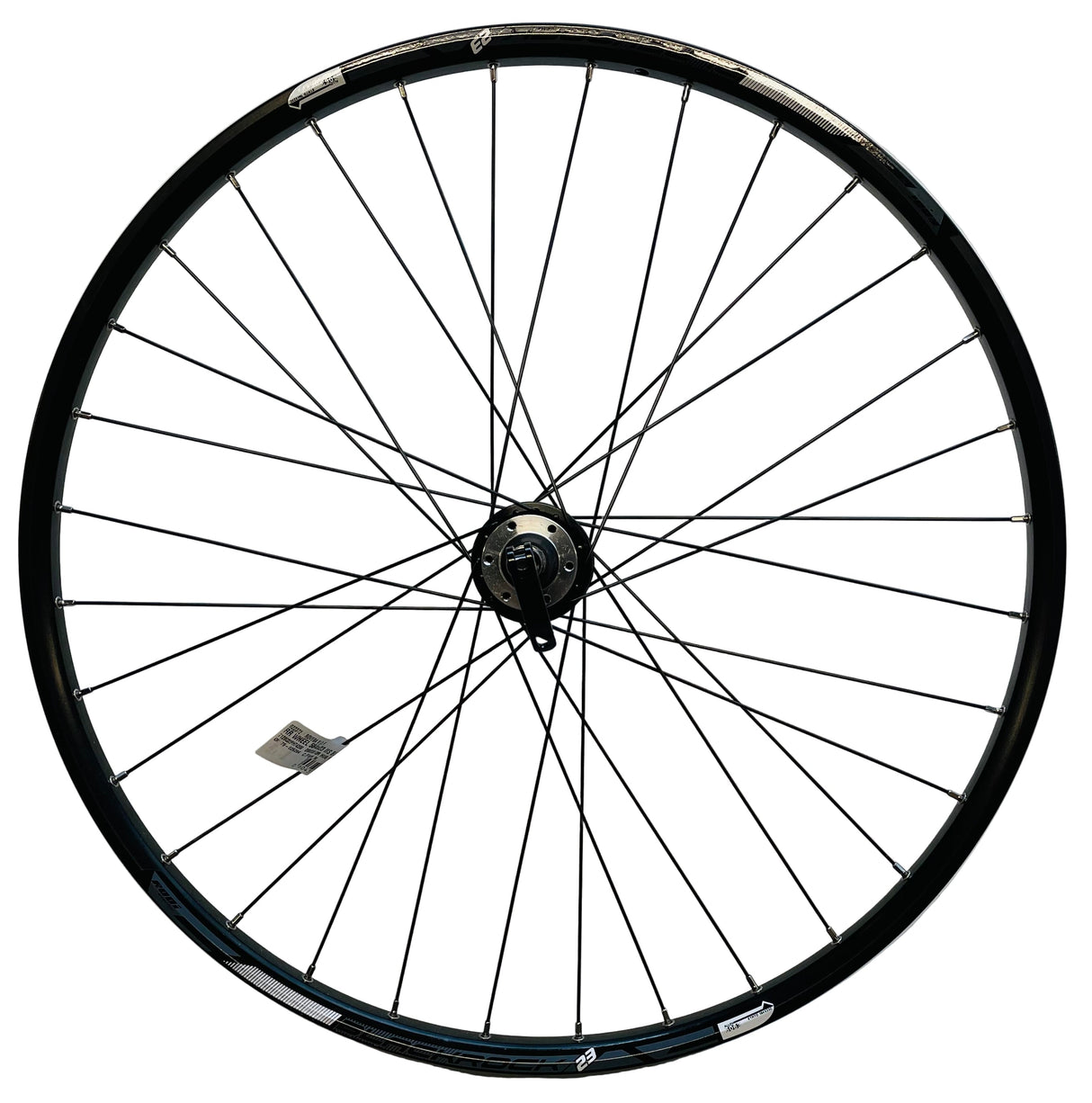 Rodi achterwiel 27 - 584x23 iis blackrock 23 db600 qr zwart schijfrem