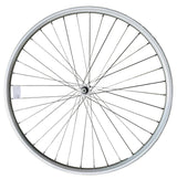 Rodi voorwiel 28 - 622x19 skorpion alu. zilver fm21 vast sp. 14 rvs