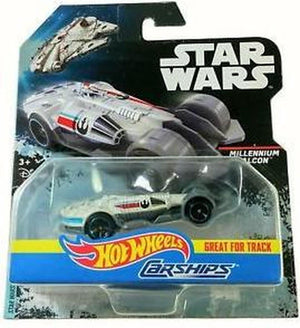 Samochodzik Millennium Falcon marki Mattel Star Wars Hot Wheels
