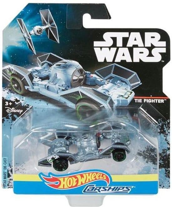 Mattel star wars hot wheels car tie fighter