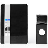 Nedis Wireless Doorbell Set Energieversuergung | 80dB | 300 m | ip44 | schwaarz | 1 Stéck - doorb223cbk doorb223cbk