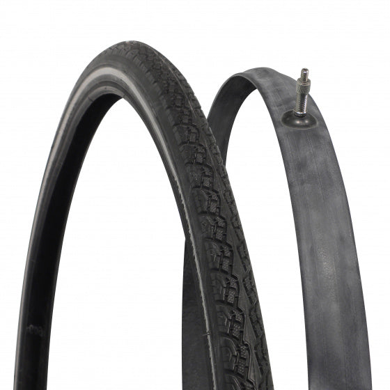 Conjunto de pneus Dresco 28 x 1 5 8 x 1 3 8 (37-622) DV 45mm Antilek