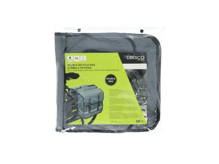 DRESCO duebel Vëlo Bags 36 Liter Splash -probe gro