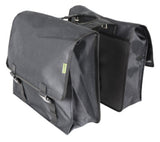 DRESCO Super Shopper Double Bicycle Bag 50 Liter Nylon Black