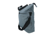 Dresco enkele fietstas en shopper 18 liter grijs