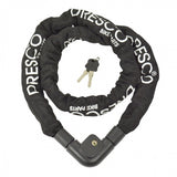 Dresco Chain Lock 150 cm x 10 mm de poliéster em aço preto