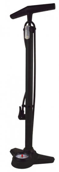 Dresco Manometer Pro Bicycle Pump 70 cm sort