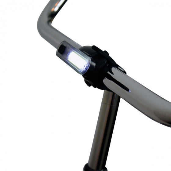Dresco Voorlicht COB led USB-oplaadbaar 60 lumen zwart