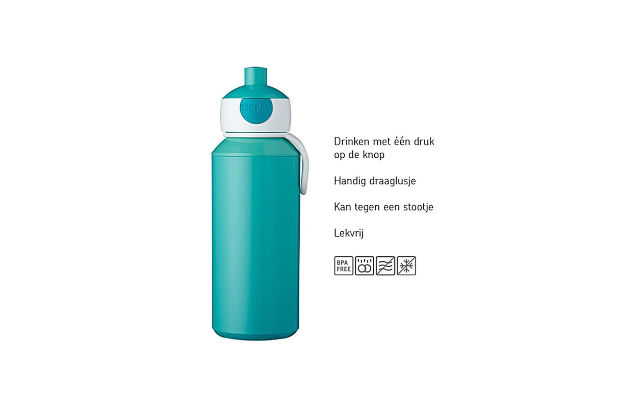 Mepal Campus Trinkflasche Popup Dino 400 ml