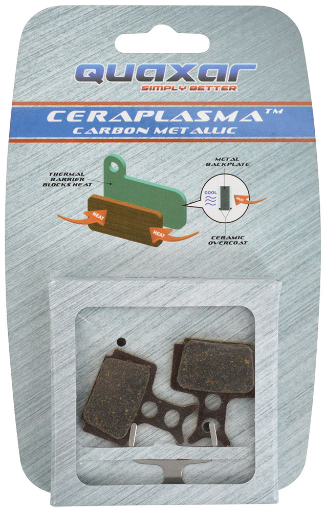 Quaxar semi-metallic disc brake pads for formula the one mega r1 r1r rx ro c1