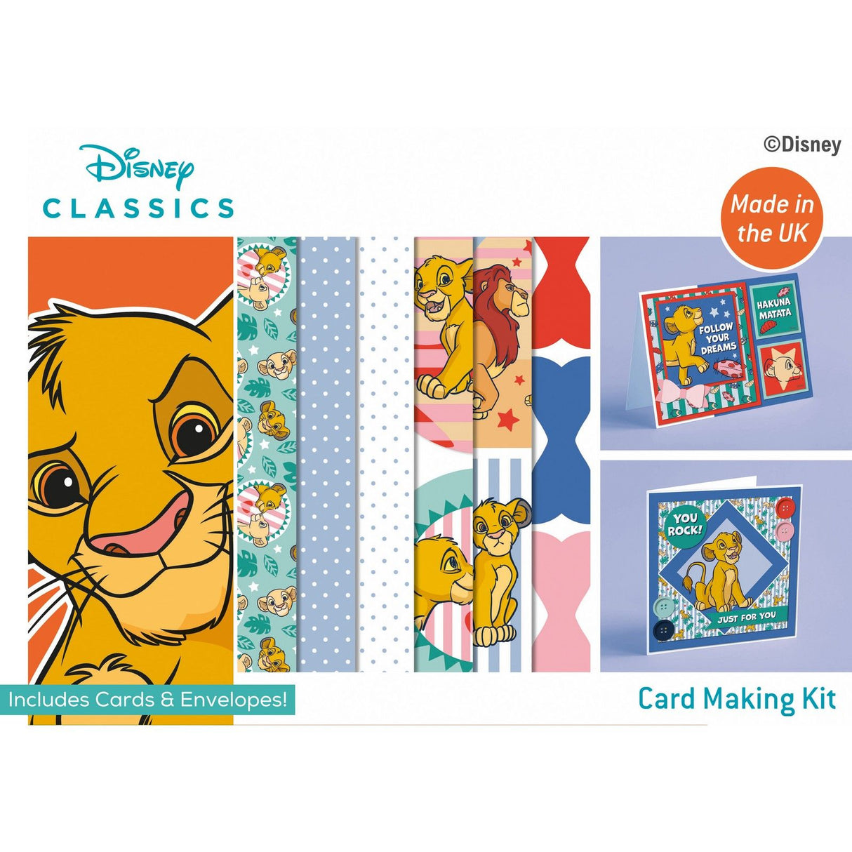 Creative expressions • the lion king large card a4 kit