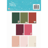 Creative expressions • winnie the pooh christmas coloured card a4 pack