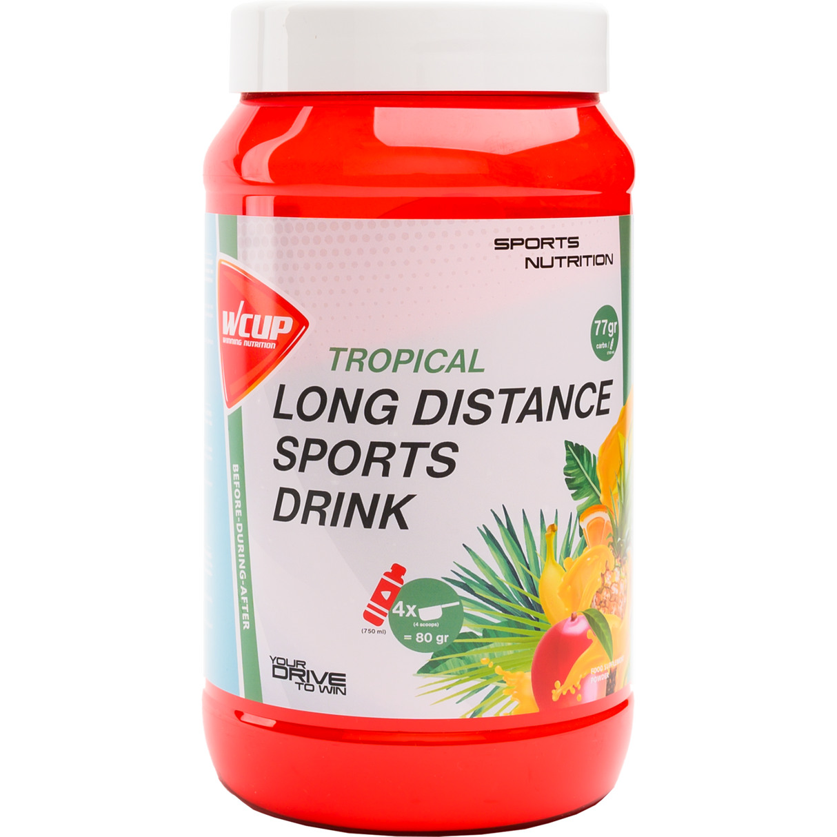 WCUP - Sportsdrikk tropisk langdistanse 1020 gram