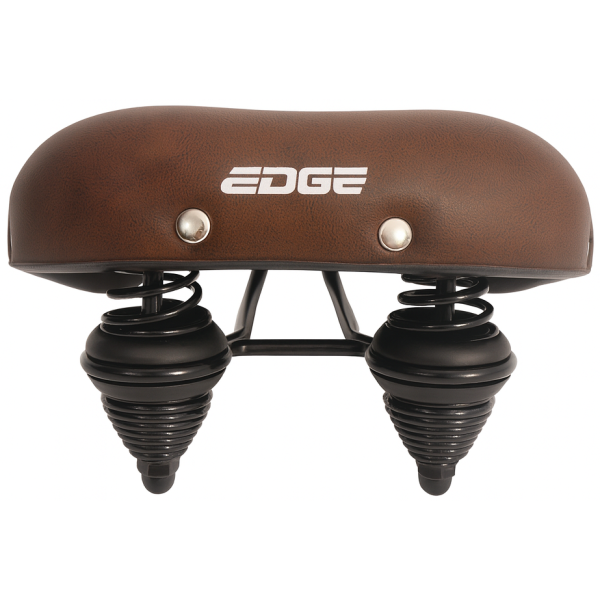 Edge Bicycle Saddle Urban - Matt Dark Brown (verkstedpakking)