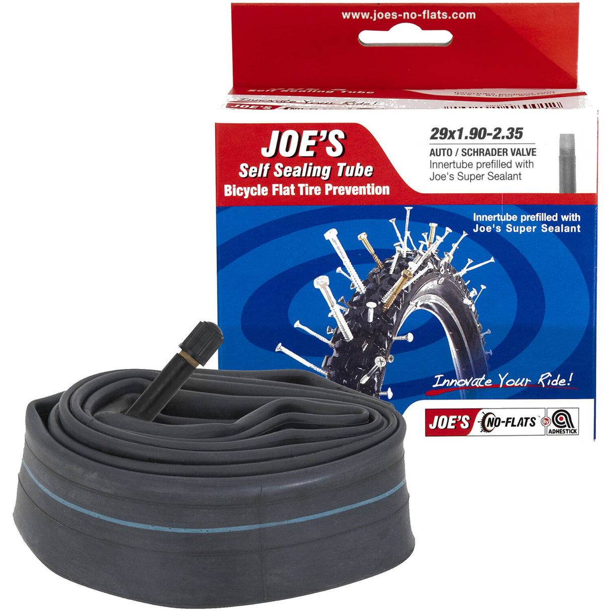Joe's No Flats Inner Tube Self Selling Tube AV 29X1.90-2.35 (MTB)