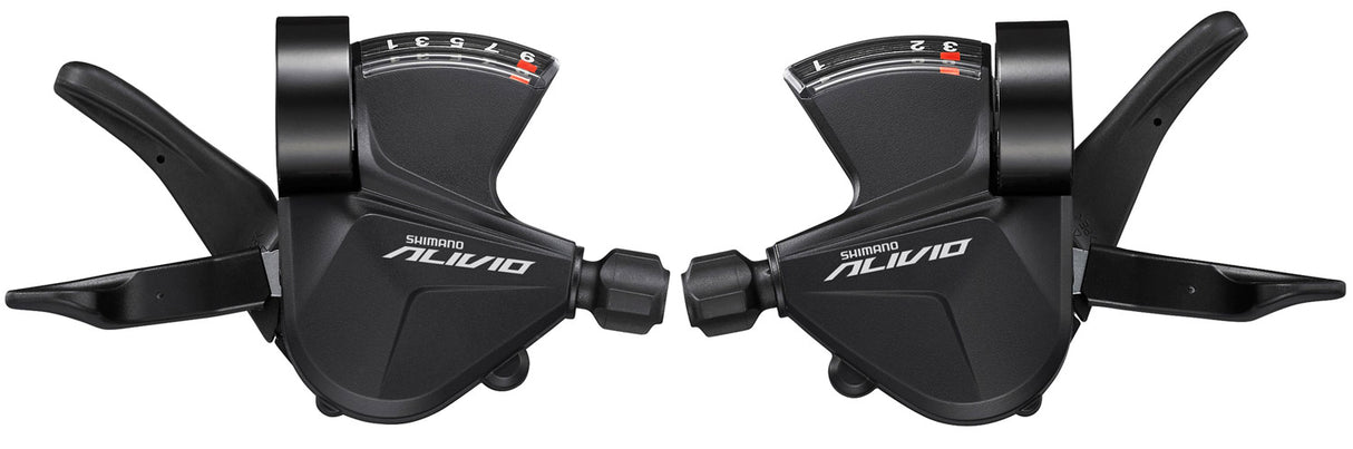 Shimano Alivio Rapidfire Triggeret Shifterset 3x9 Speed ​​Mailleur Matte Schwarz