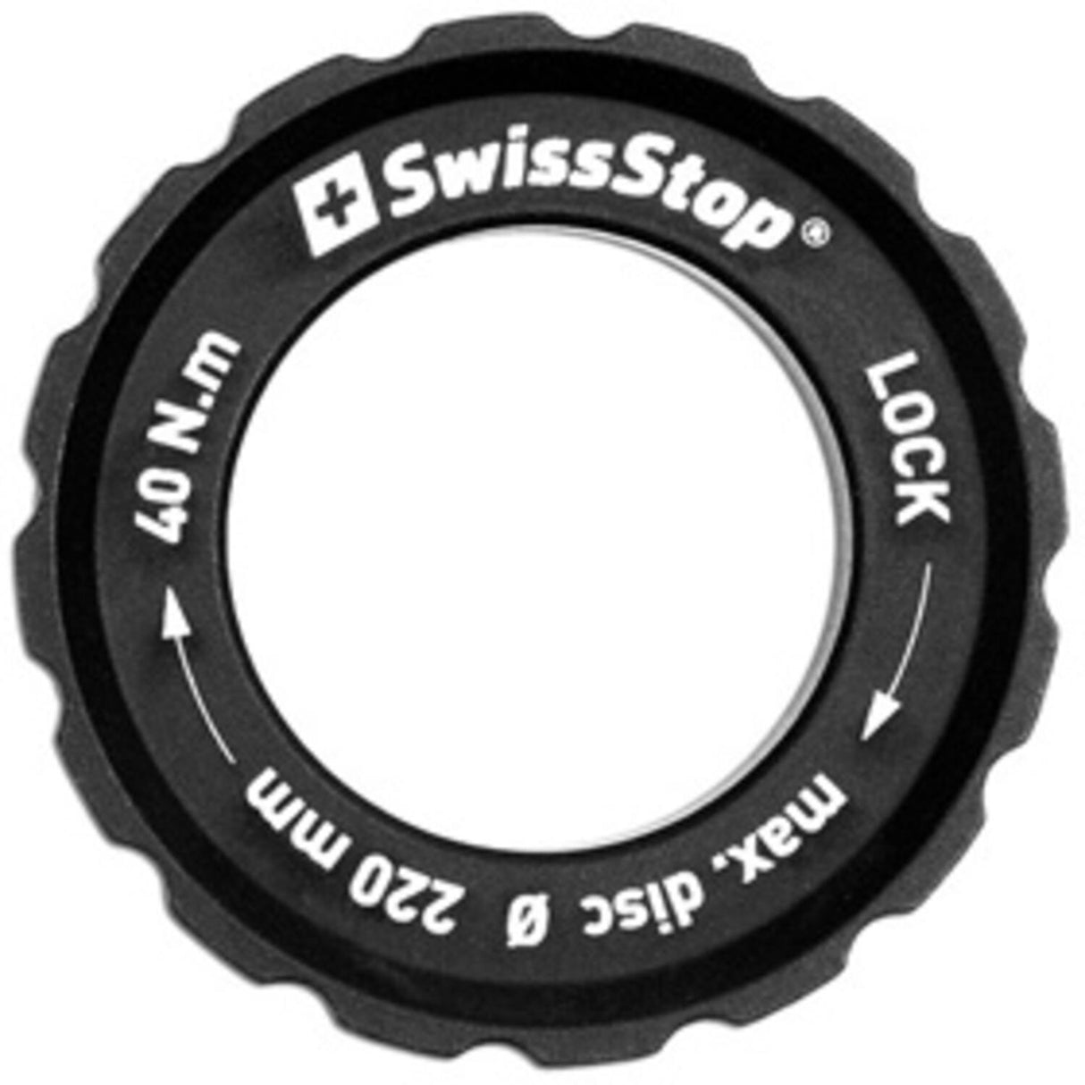 SwissStop - Centerlock Lockring 220mm Max