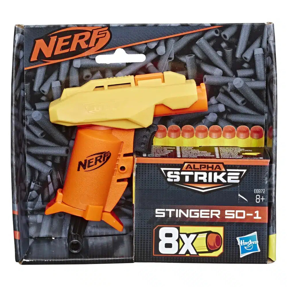Hasbro nerf alpha strike stinger med 8 piler