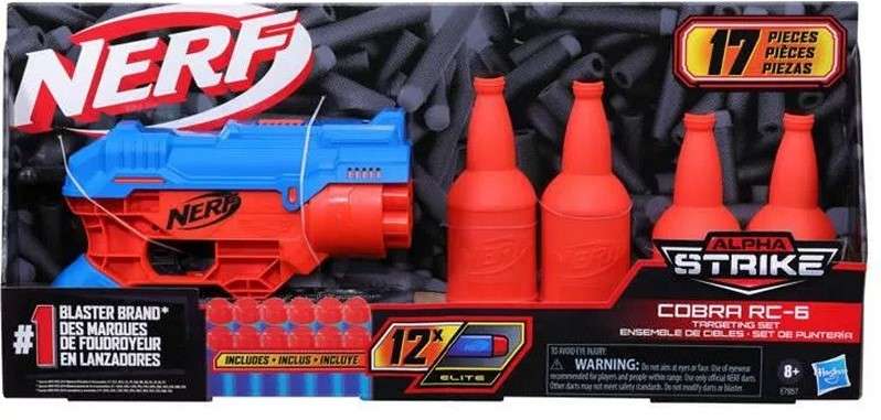 Hasbro nerf Alpha Strike Cobra RC6, vključno z 12 pikado