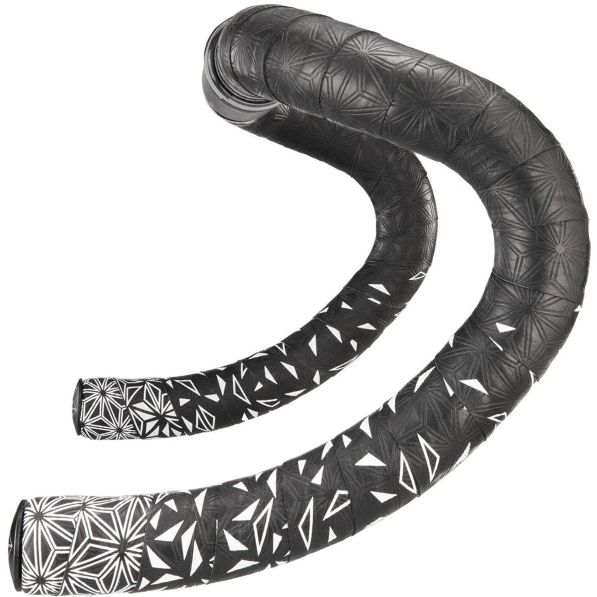 Supacaz Super Sticky Kush Star Fade Ribbon Black Blanc