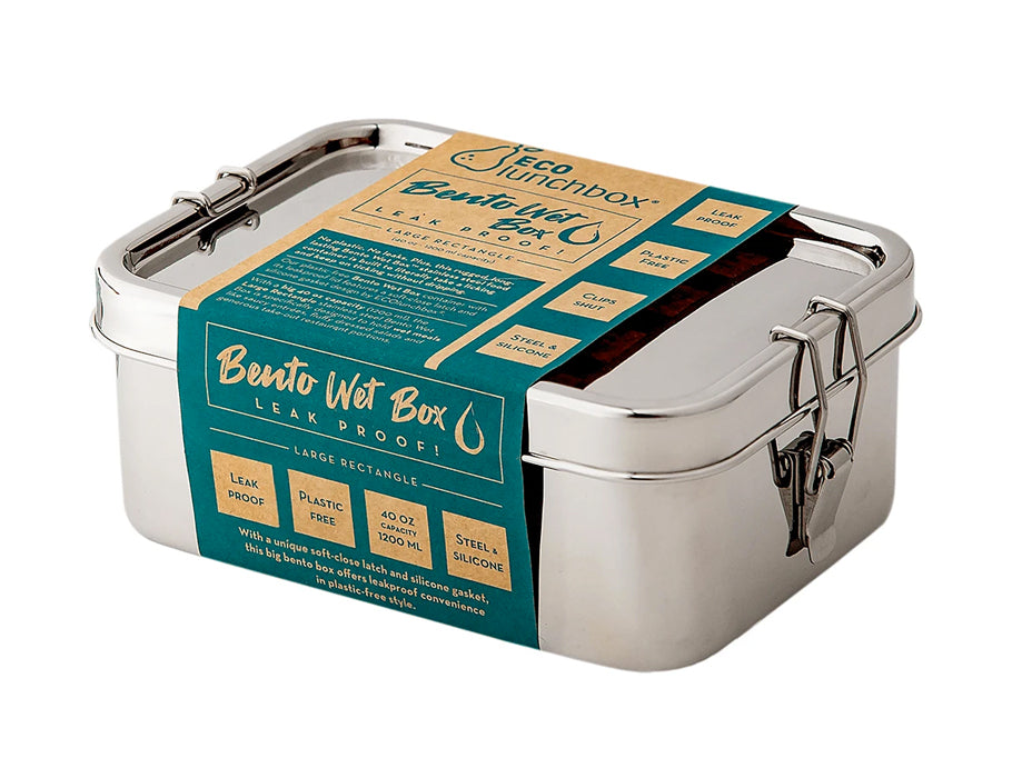 Eco lunchbox lunchbox - bento wet box - rectangle 1183ml