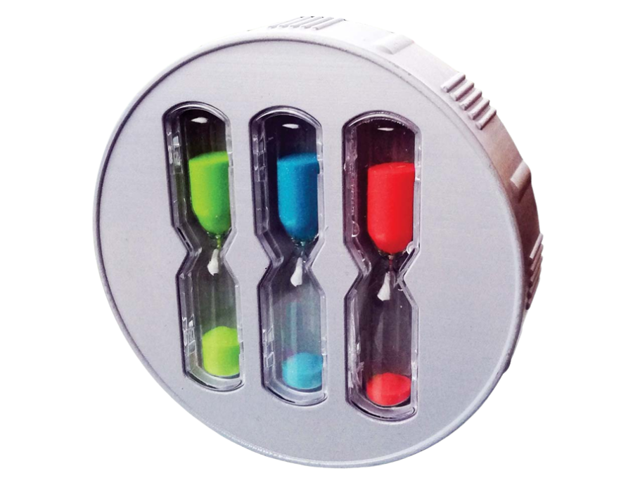 Ecosavers shower coach - 3 hourglasses - 4-6-8 min