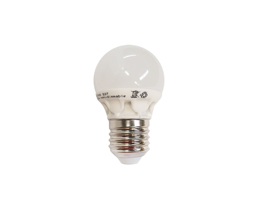 Ecosavers LED lempa - E27 - 500 lm - rutulinė - matinė