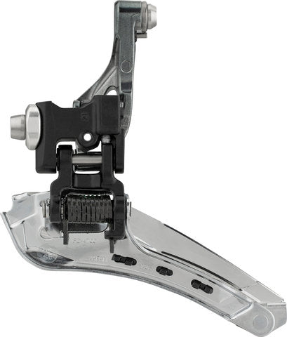 Desviador dianteiro Shimano 2 x 10 velocidades Tiagra FD-4700 down pull - soldado 61-66° - 46-53t - preto prata