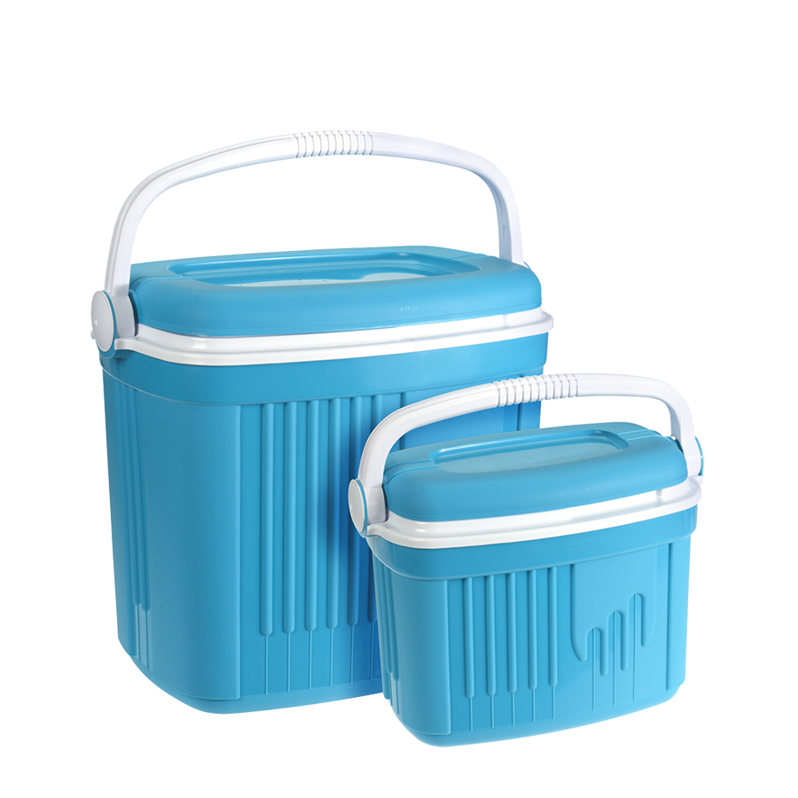 Picnic cooler set blue 2-piece