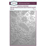 Creative expressions • 3d embossing folder nature's christmas