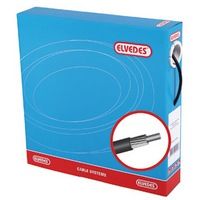 Communiquez le câble extérieur Elvedes avec doublure 30 mètres Ø4,2 mm - noir (30 mètres dans la boîte)