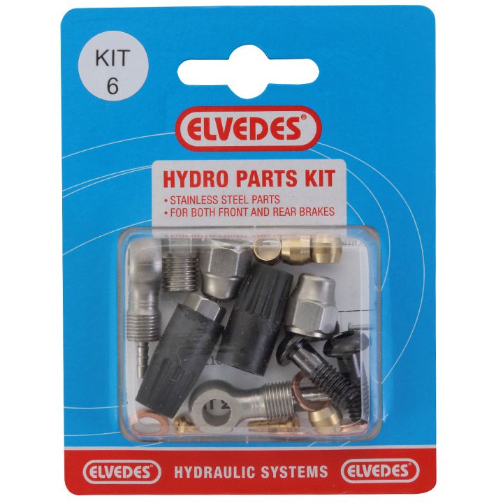 Kit hydraulických dílů 6 M8X1 + Banjo z nerezové oceli