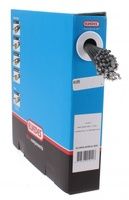 Communiquez le câble intérieur Elvedes 2250 mm en acier inoxydable lisse Ø1,1 mm n-Nipple (100 pièces)