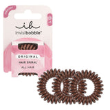 Invisibobble original preste rjave 3 kosi
