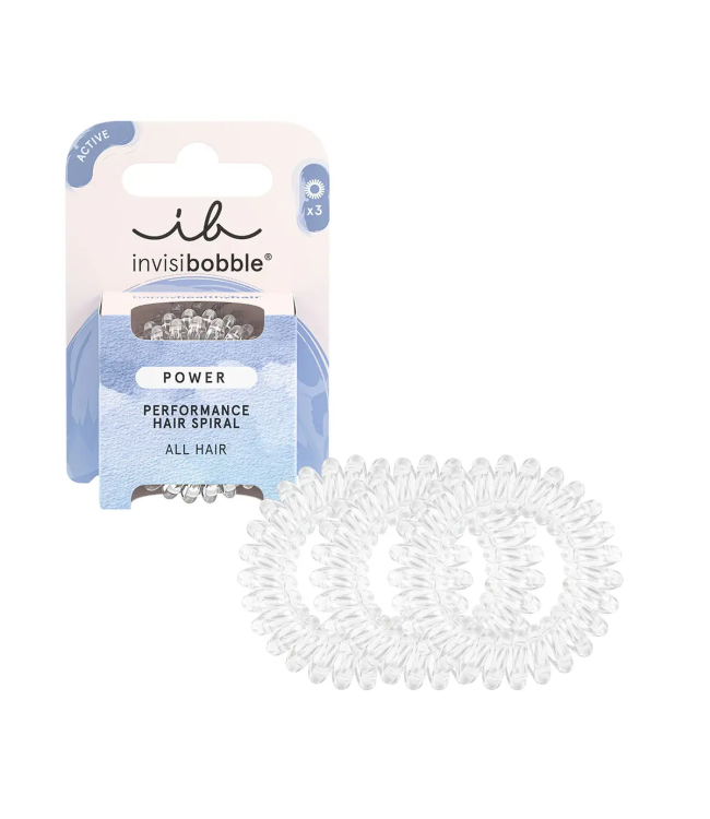 Invisibobble Power Crystal transparente 3 piezas