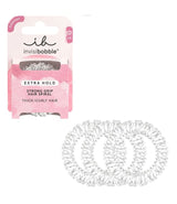 Invisibobble Extra Hold Crystal Clear 3 pièces