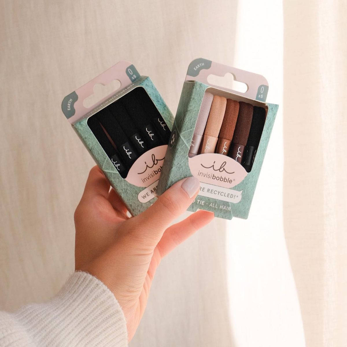 Invisibobble spona do vlasů černá 5ks.