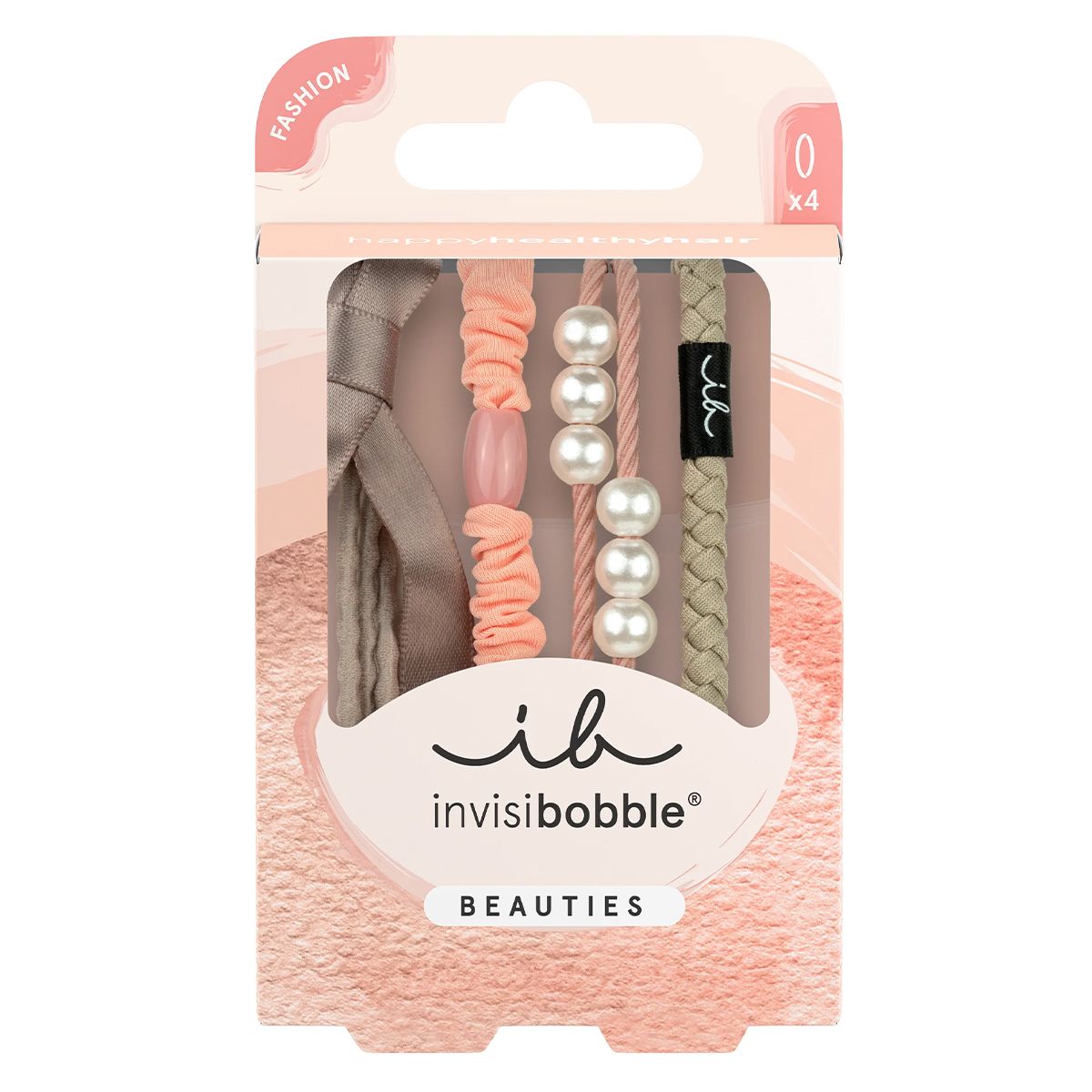Invisibobble beauties powdery pearl 4st.