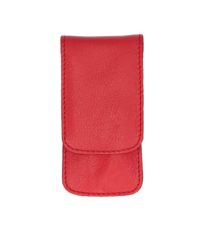 Erbe Solingen 3-part manicure case with red-cutting closure red (Erbe9014)