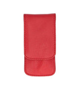 Erbe Solingen 3-part manicure case with red-cutting closure red (Erbe9014)