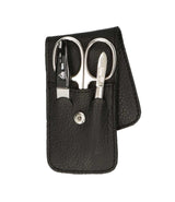 Erbe Solingen 3-part manicure pouch with snapper closure (Erbe9018)