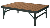 EuroTrail Camping Table Chaselle 75 x 55 cm bambus hnědá černá