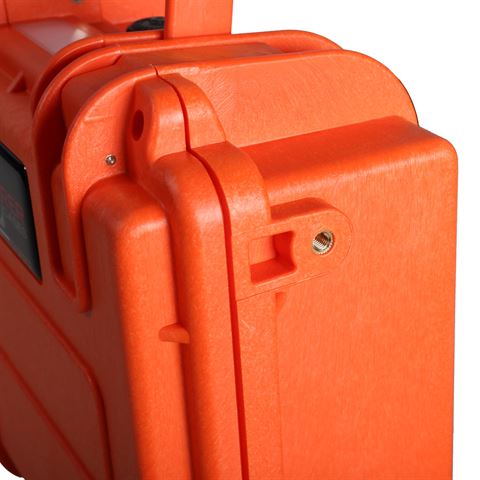 Explorer cases 2209 suitcase orange with tuft foam
