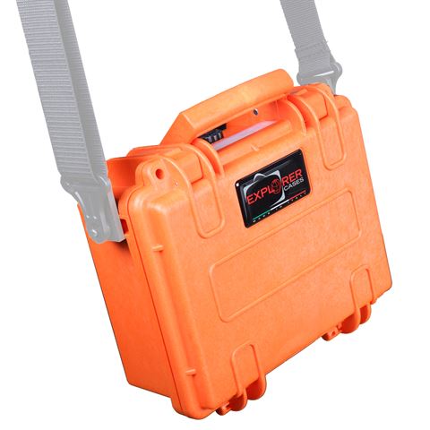 Explorer cases 2209 suitcase orange with tuft foam