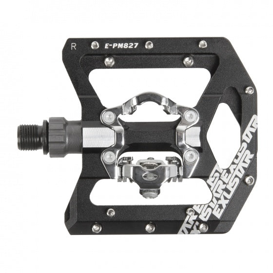 Exustar klicken Sie auf Pedal MTB 9 16 Zoll Schwarzer Set