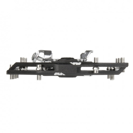 Exustar Clique em Pedal MTB 9 Conjunto preto de 16 polegadas