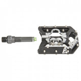 Exustar Clique em Pedal MTB 9 Conjunto preto de 16 polegadas